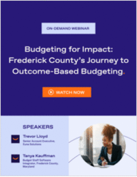 Budgeting for Impact: Frederick County's Journey to Outcome-Based Budgeting