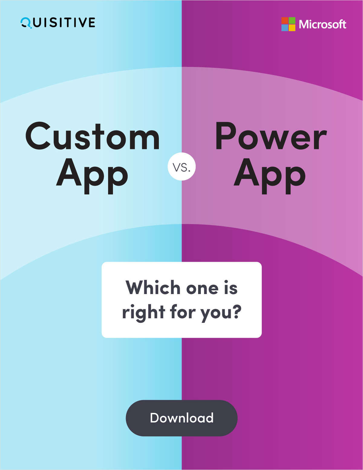 Custom Apps vs Power Apps Infographic