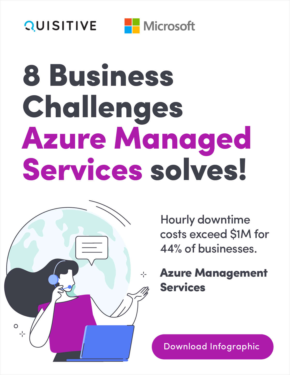 Infographic: 8 Challenges Azure Managed Services Solves