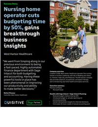 West Harbor Healthcare Cuts Budgeting Time by 50% with Sage Intacct