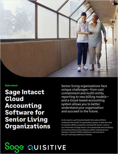 Modern Accounting for the Complex Needs of Senior Living