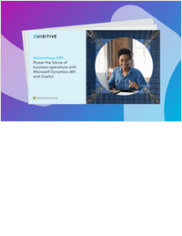 Autonomous ERP with Dynamics 365 and Copilot