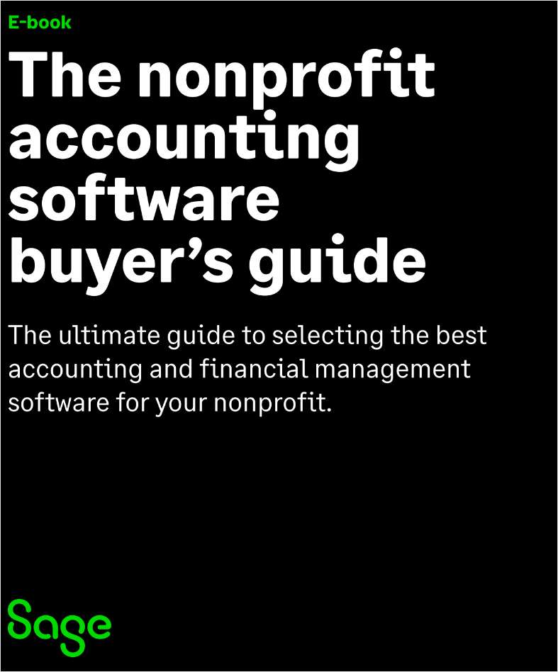 The Nonprofit Accounting Software Buyer's Guide