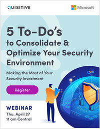 Making the Most of Your Security Investment: 5 To-Do's to Consolidate and Optimize Your Environment Webinar