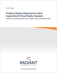 Enabling Display Measurement within Augmented & Virtual Reality Headsets
