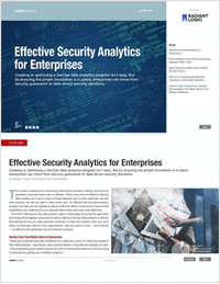 Effective Security Analytics for Enterprises