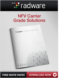 NFV Carrier Grade Solutions