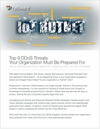 Top 9 DDoS Threats Your Organization Must Be Prepared For