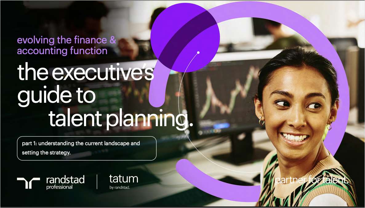 The executive's guide to talent planning: evolving the finance and accounting function