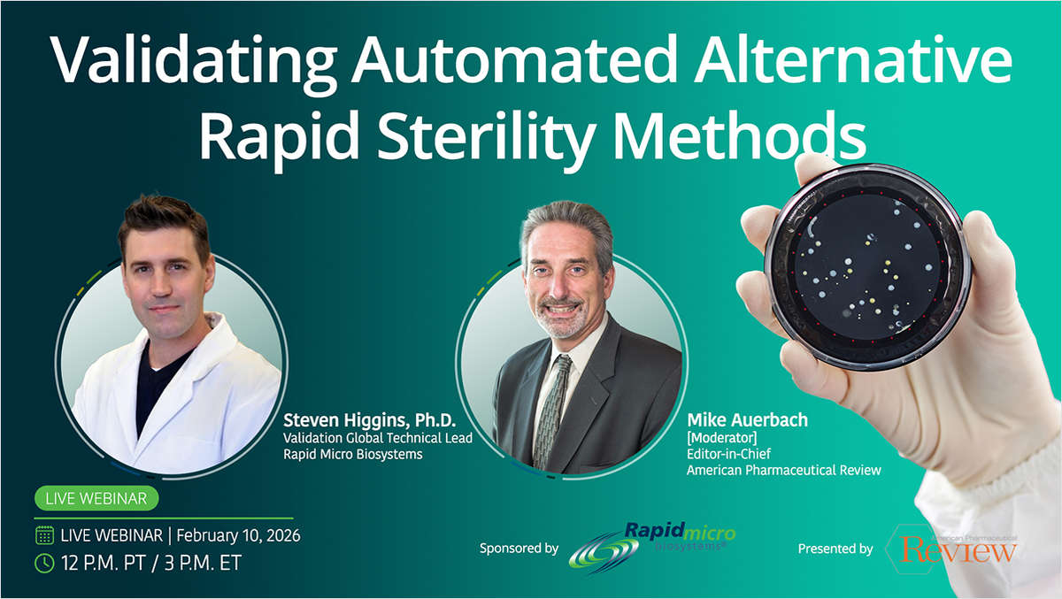 Validating Automated Alternative Rapid Sterility Methods