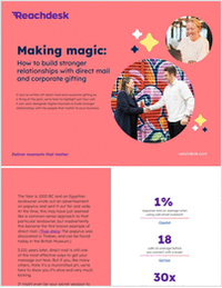 Deliver magic moments with direct mail and corporate gifting