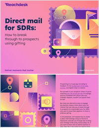 Direct mail playbook for SDRs