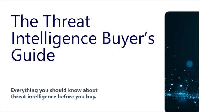 The Threat Intelligence Buyer's Guide