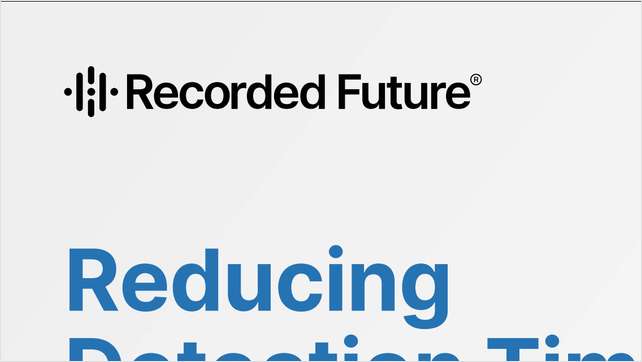 Reducing Detection Tim How Threat Intelligence