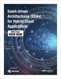 Event-driven architectures (EDAs) for hybrid cloud applications