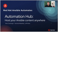 Automation Hub, host your Ansible content anywhere!