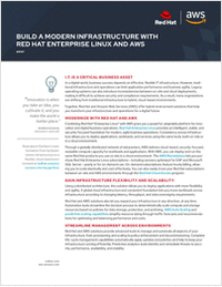 Build a Modern Infrastructure with Red Hat Enterprise Linux and AWS