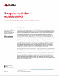 5 Ways to Maximize Multicloud ROI