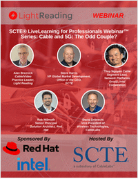 SCTE® LiveLearning for Professionals Webinar™ Series: Cable and 5G: The Odd Couple?