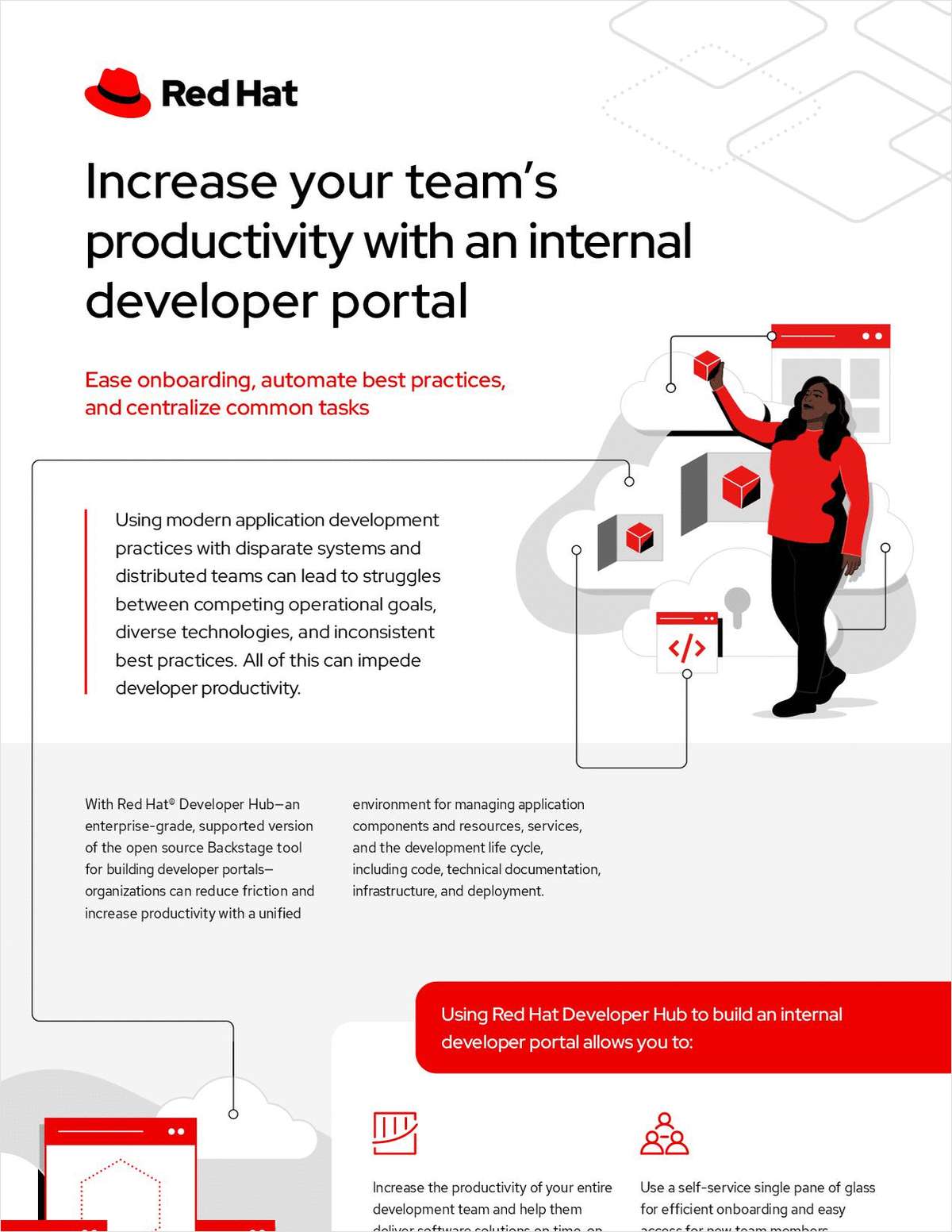 Increase your productivity with an internal developer portal