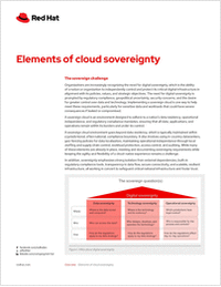 Elements Of Cloud Sovereignty