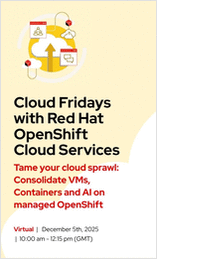 Cloud Fridays with Red Hat OpenShift Cloud Services