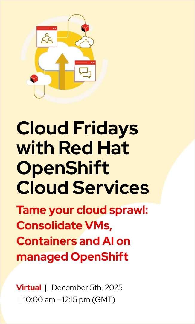 Cloud Fridays with Red Hat OpenShift Cloud Services
