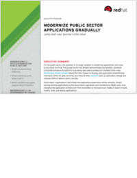 Modernize Public Sector Applications Gradually Solution Overview