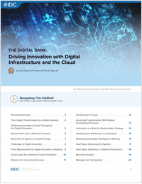 The Digital Bank: Driving Innovation with Digital Infrastructure and the Cloud