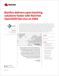 Case Study: Banfico delivers open banking solutions faster with Red Hat OpenShift Service on AWS