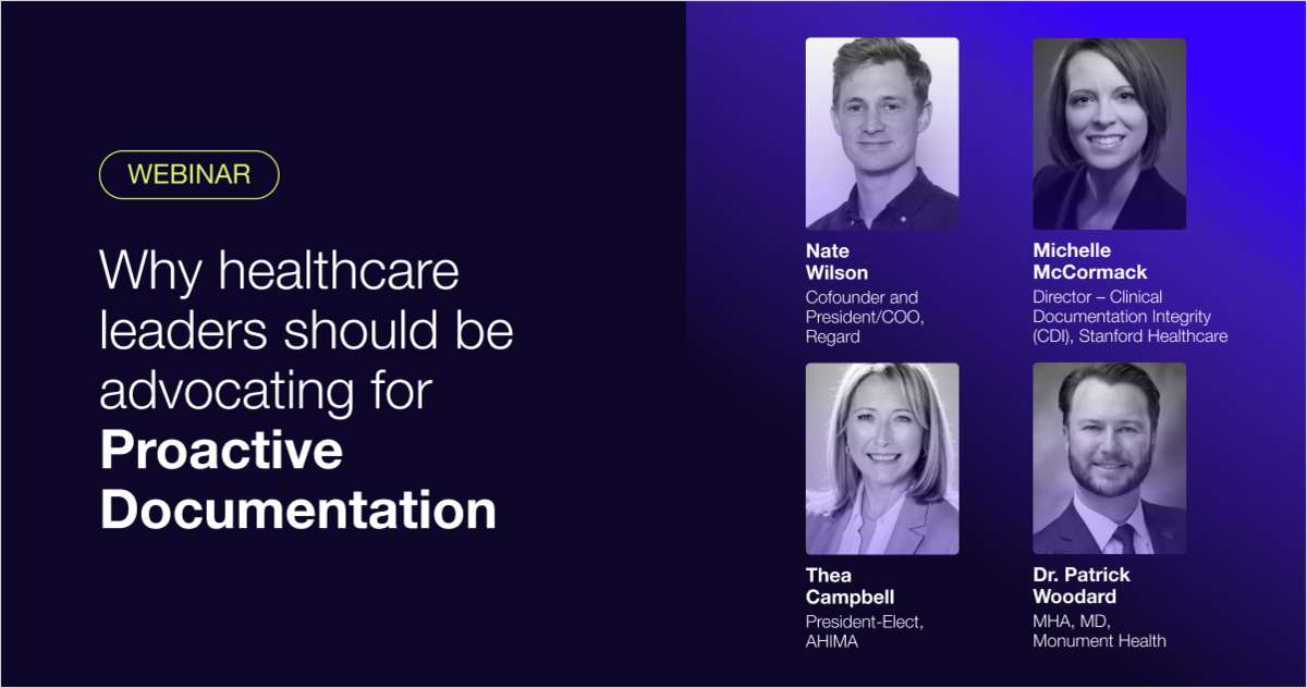 Why healthcare leaders should be advocating for Proactive Documentation