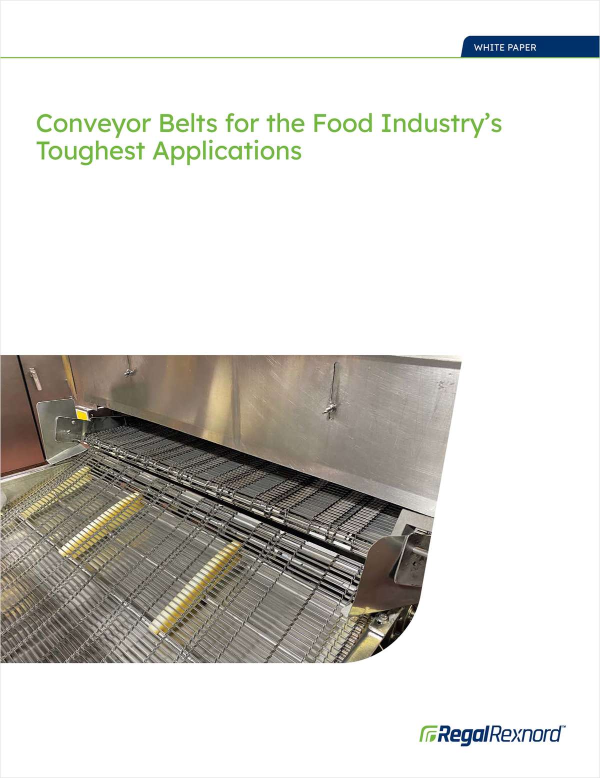 Conveyor Belts for the Food Industry's Toughest Applications