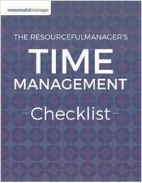 Time Management Checklist from ResourcefulManager