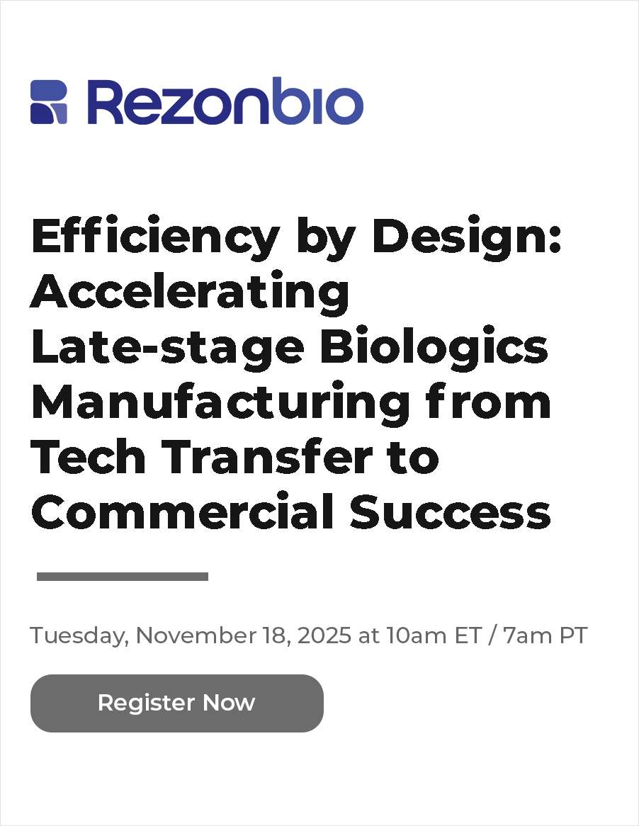 Efficiency by Design: Accelerating Late-stage Biologics Manufacturing from Tech Transfer to Commercial Success
