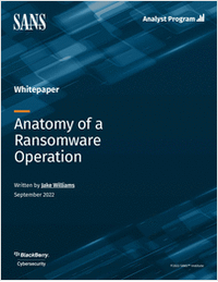 SANS: Anatomy of a Ransomware Operation