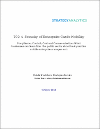 Research Report: How the Major Mobility Platforms Compare in TCO and Security