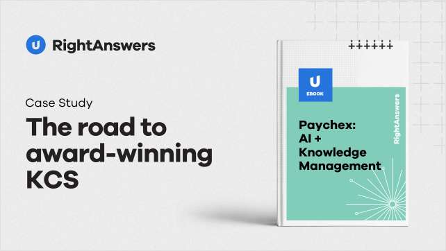 Paychex's Road to Award-Winning KCS™