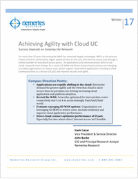 Nemertes Research - Achieving Agility with Cloud UC