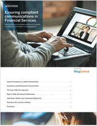 Ensuring compliant communications in financial services