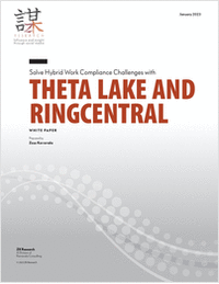 Solve hybrid work compliance challenges with Theta Lake and RingCentral