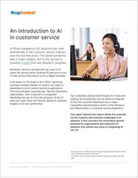 An introduction to Artificial Intelligence in Customer Service