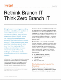 Rethink Branch IT: Think Zero Branch IT