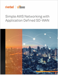 Simple AWS Networking with Application Defined SD-WAN