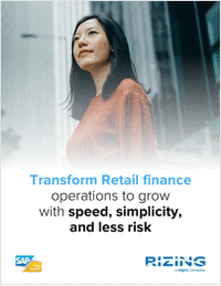 Transform Retail finance operations to grow with speed, simplicity, and less risk