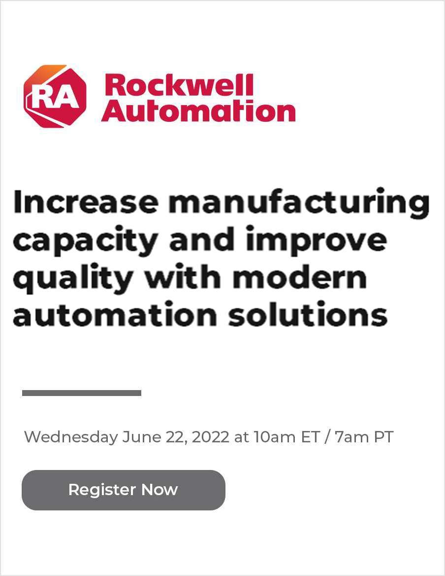 Increase manufacturing capacity and improve quality with modern automation solutions