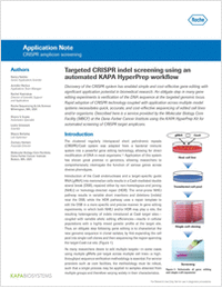 Targeted CRISPR Indel Screening Using an Automated KAPA HyperPrep Workflow