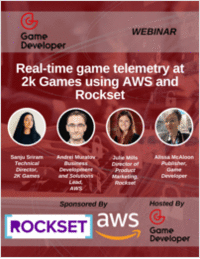 Real-time game telemetry at 2k Games using AWS and Rockset