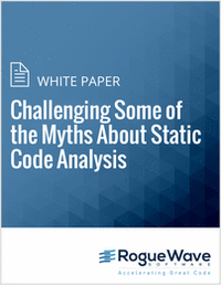 Challenging Some of the Myths About Static Code Analysis