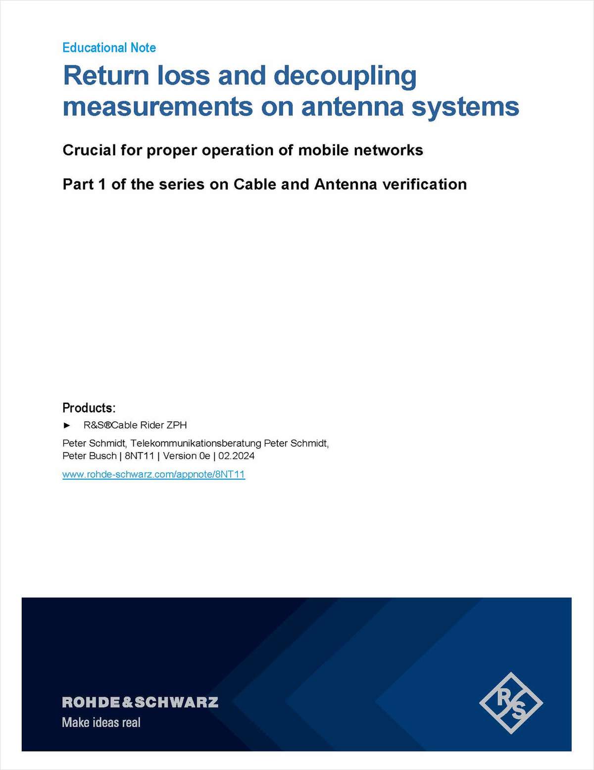 EduNote: Return loss and decoupling measurements on antenna systems