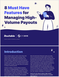 8 Must Have Features for Managing High-Volume Payouts